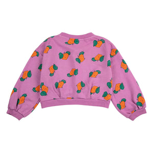 Bobo Choses - Mor Organik Pamuk Sweat Crop