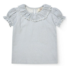Copenhagen Colors - Bio-Baumwollbluse | Graublau