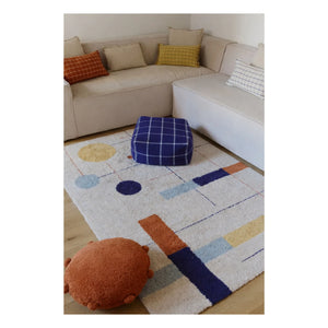 Lorena Canals - Geometrik Desenli Halı | Bej