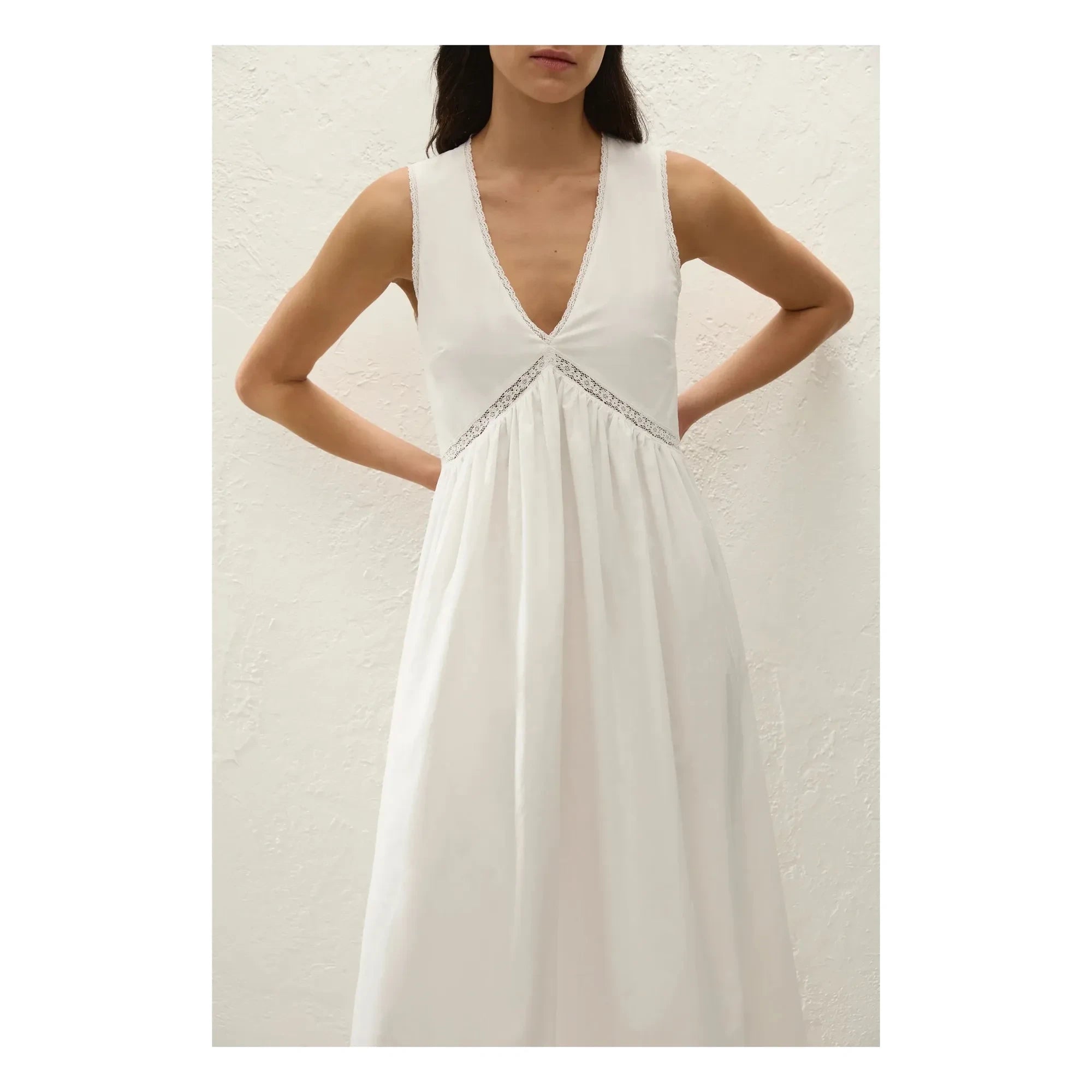 Faithfull the Brand - Fiora Cotton Dress | White