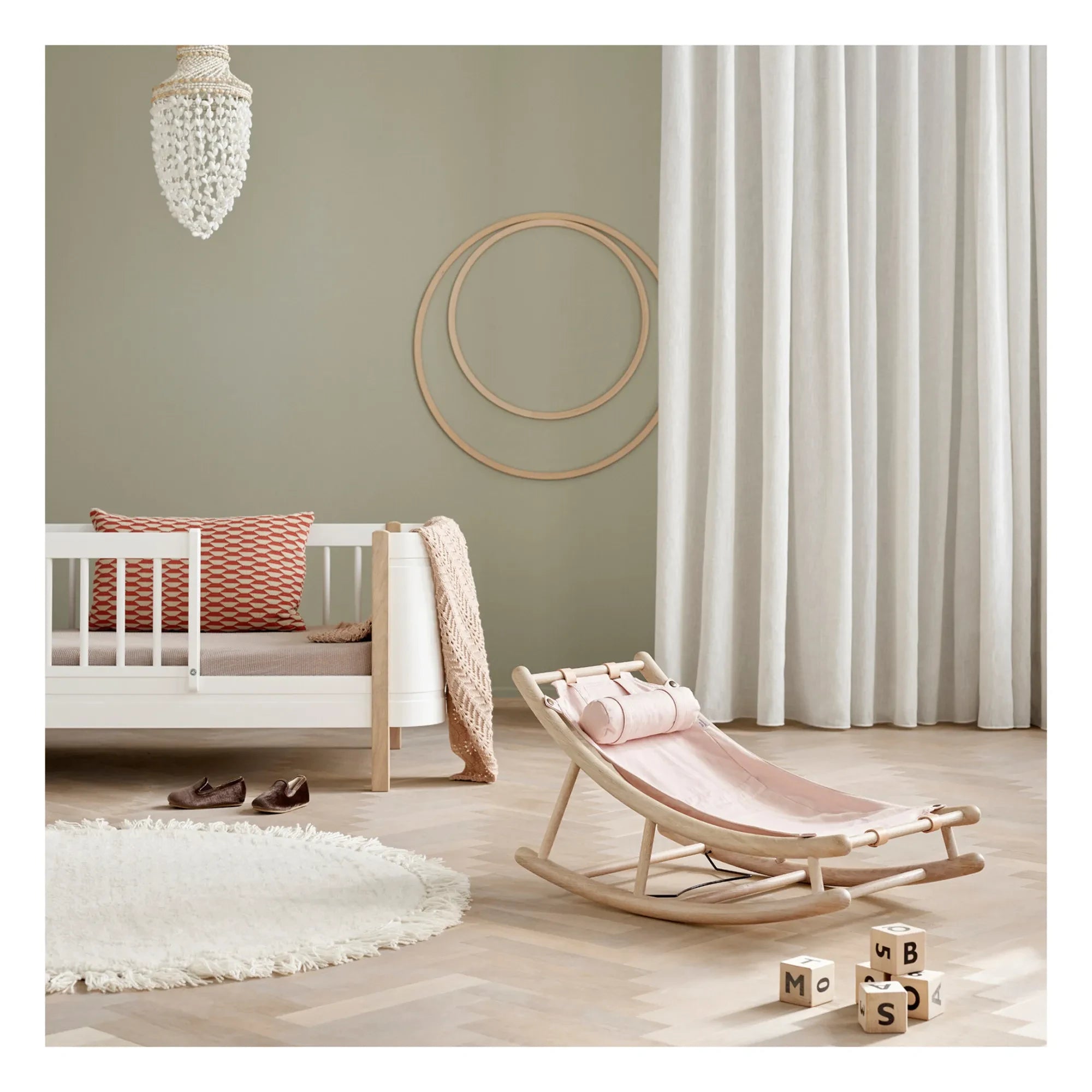 Oliver Furniture - Salıncak İçin Çocuk Oturma Minderi | Pembe