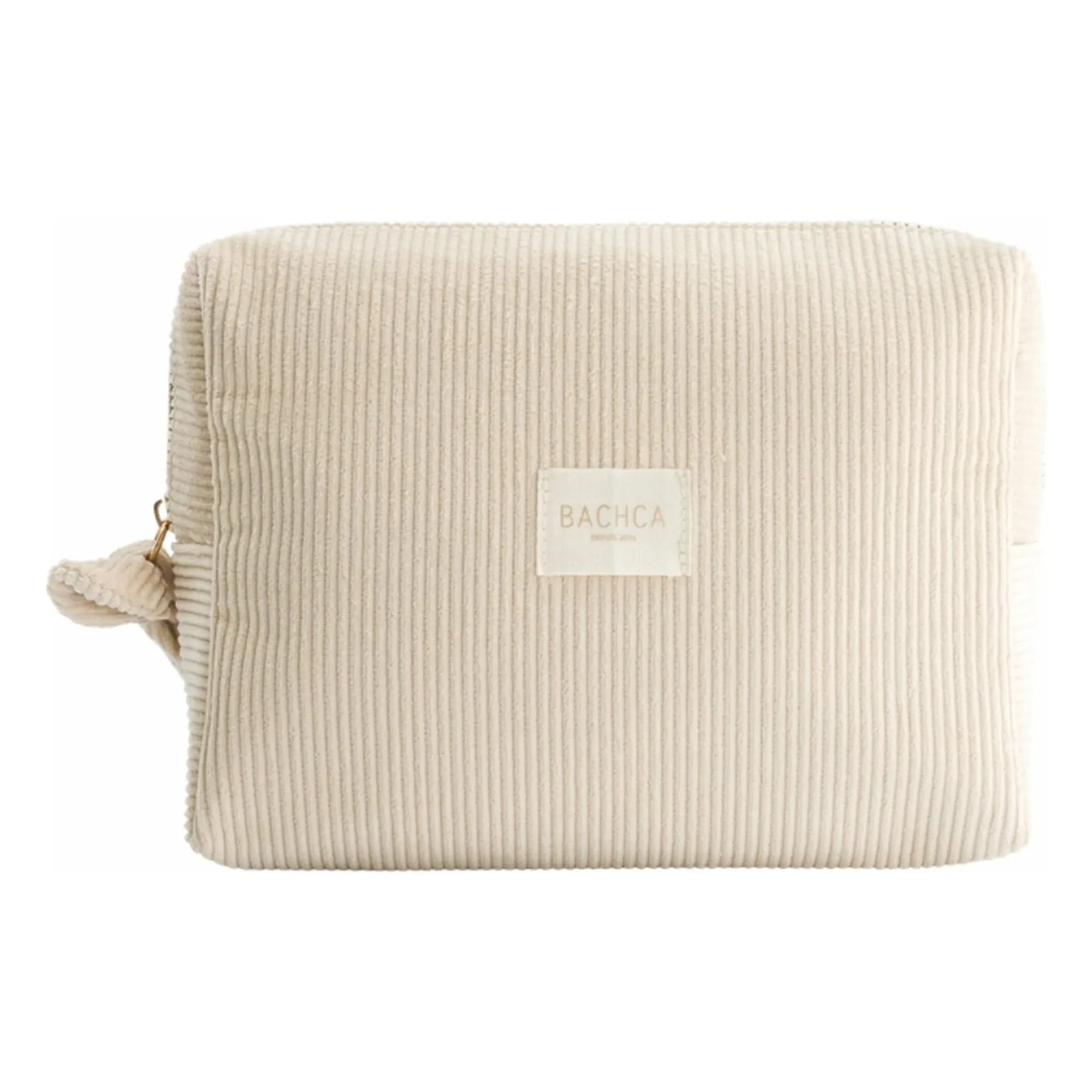 Bachca – Kosmetiktasche aus Samt | Beige
