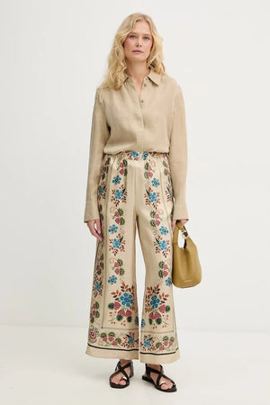 Weekend Max Mara Kadın ipek pantolon SNACK
