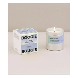 Boogie Bougie - Gümüş Süet & Şömine Haze mum