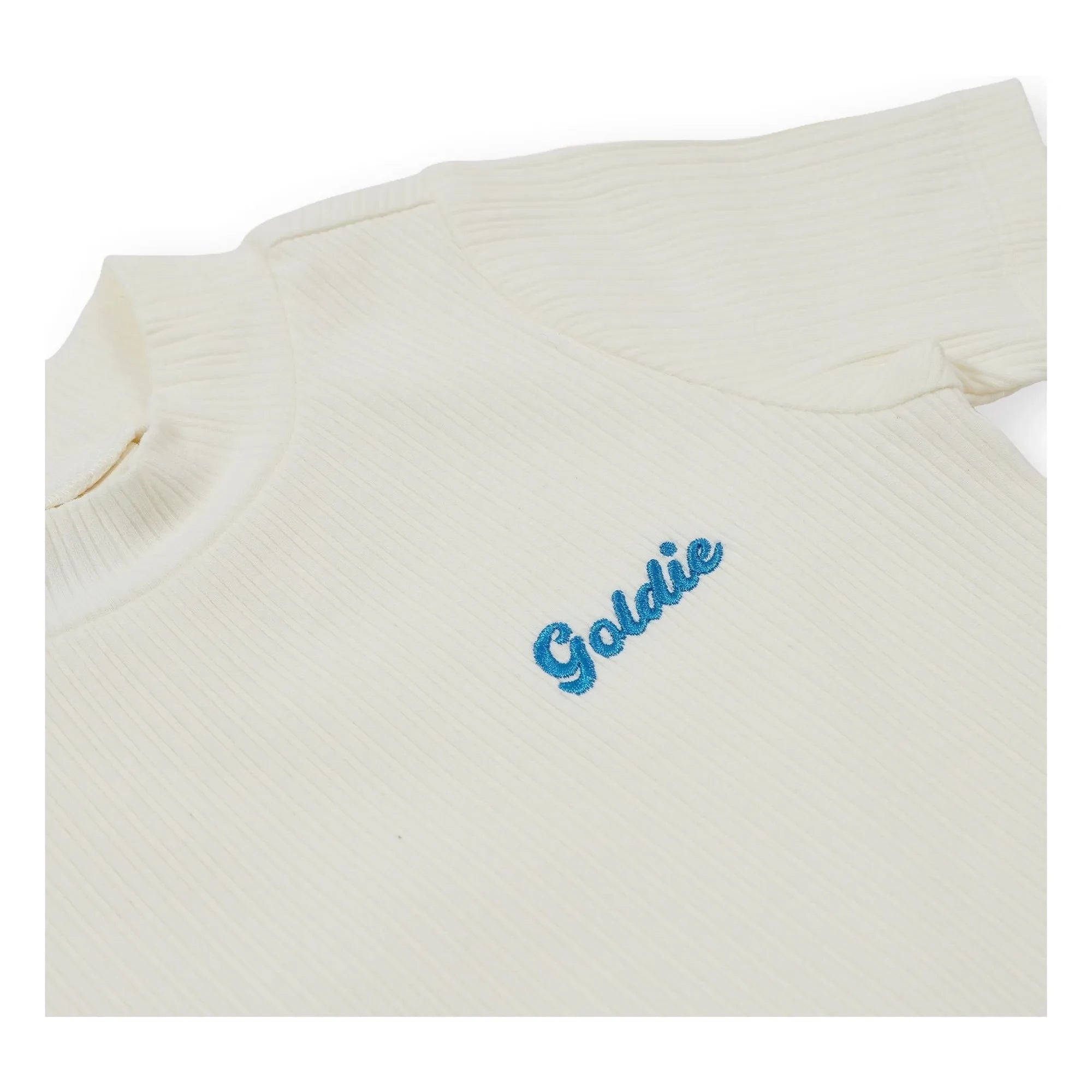 Goldie + Ace - Goldie fitilli T-shirt | Beyaz