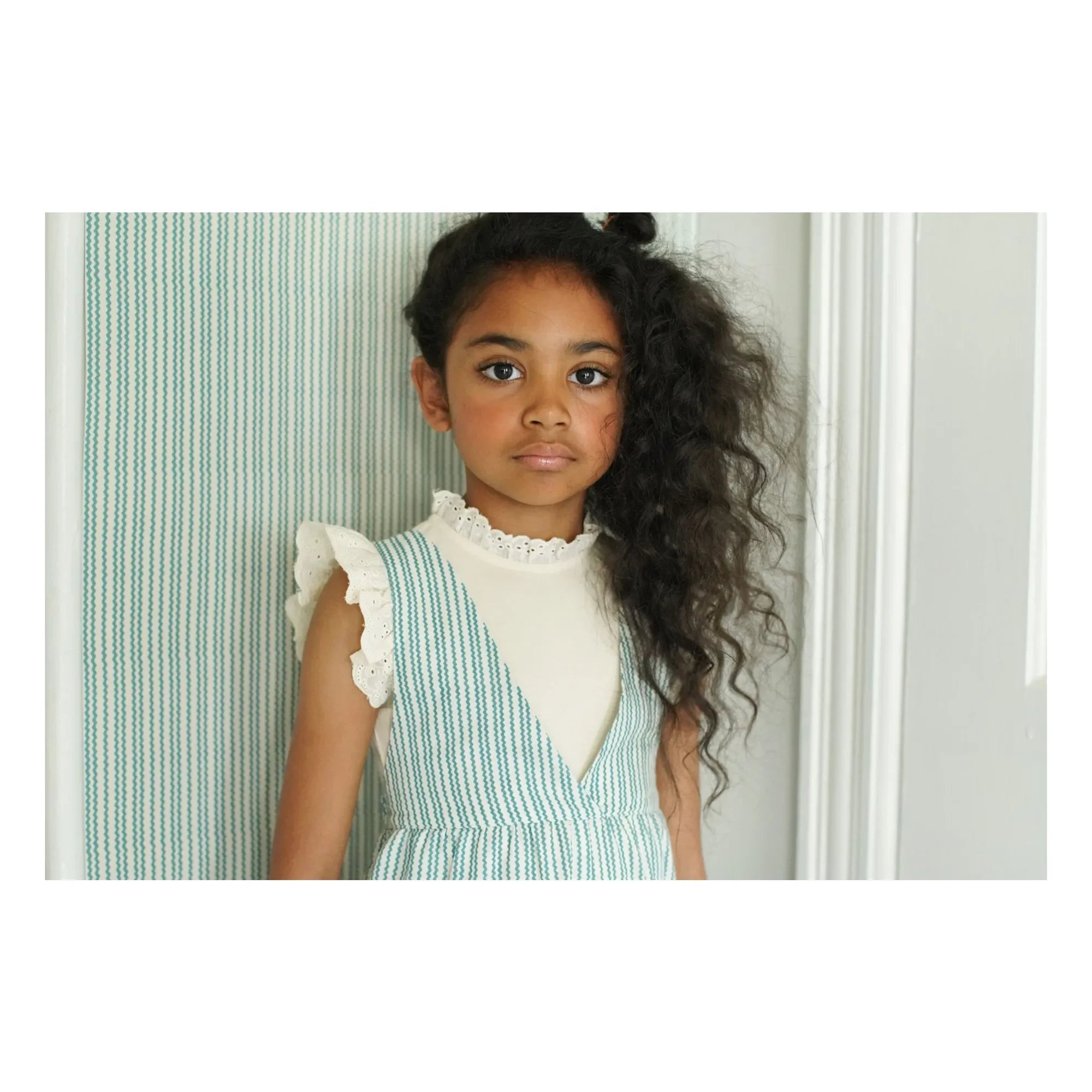 Soor Ploom - Pointelle Eyelet Organic Cotton T-Shirt | Beige Pink