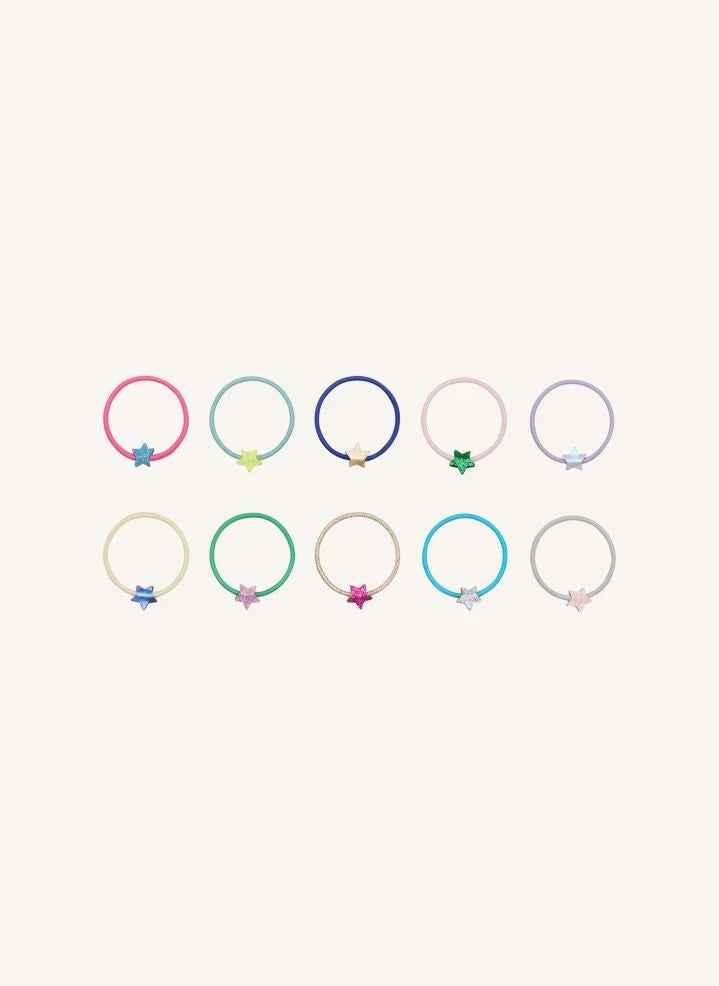Mimi & Lula - Set of 10 Chouchous Petites Etoiles | Pembe