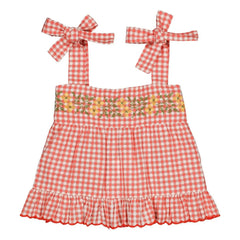 Hallo Simone – Top Lucie Vichy | Rot