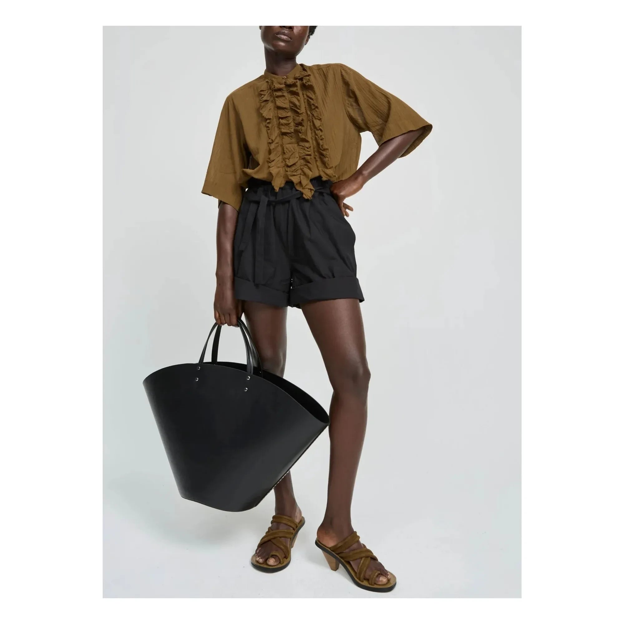 Laurence Bras - Babar Baumwollshorts | Schwarz