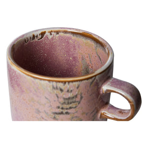 HKliving - Chef Ceramics Tasse und Untertasse aus Porzellan | Dusty Pink