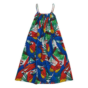 Maison Mangostan - Parrot elbise | Mavi
