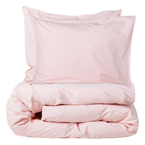 Suite 702 - Striped Cotton Pillowcase | Pink