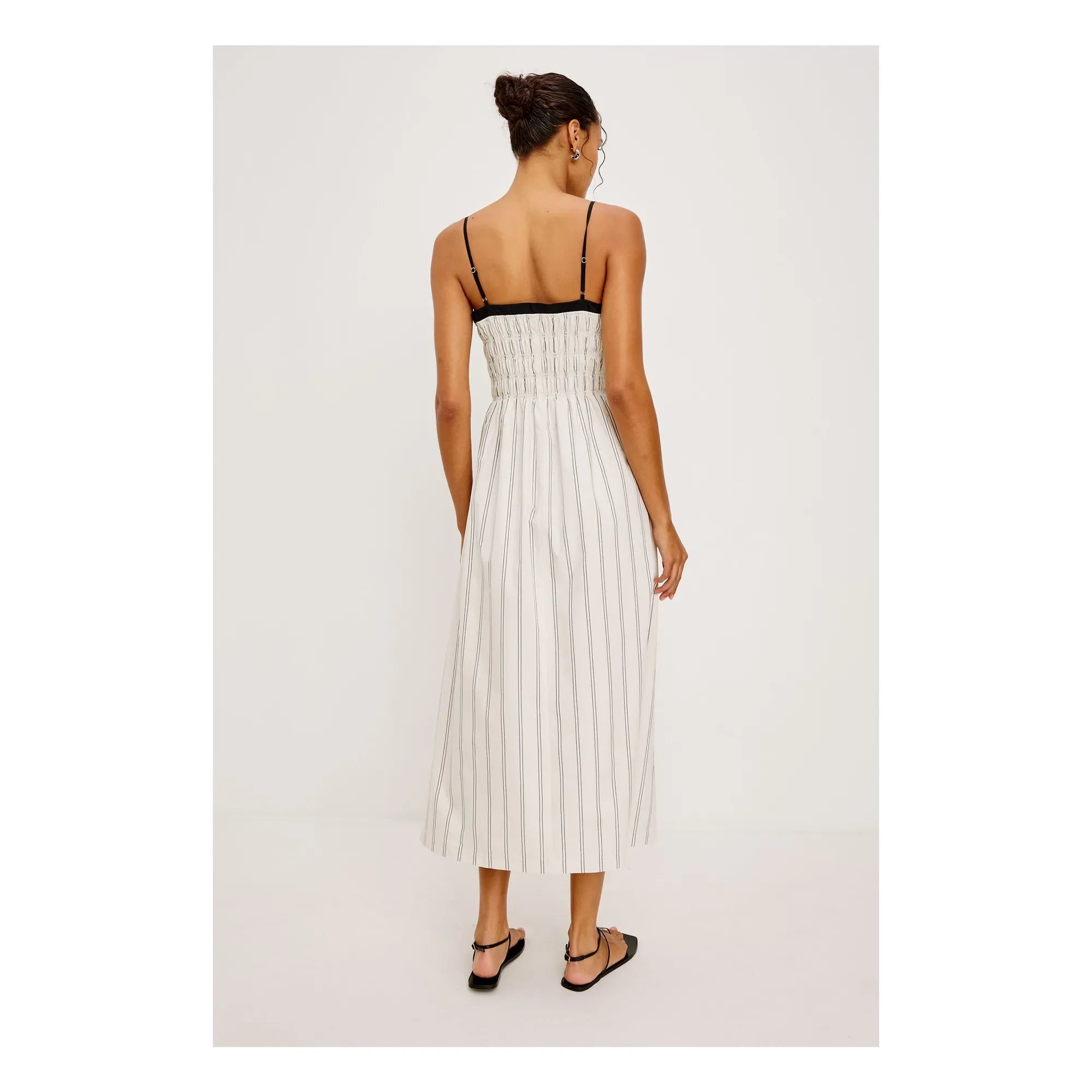 Rails - Gestreiftes Kleid „Primrose“ | Weiß