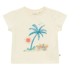 Arsène et Les Pipelettes - Florenzo Organic Cotton T-Shirt | Cream