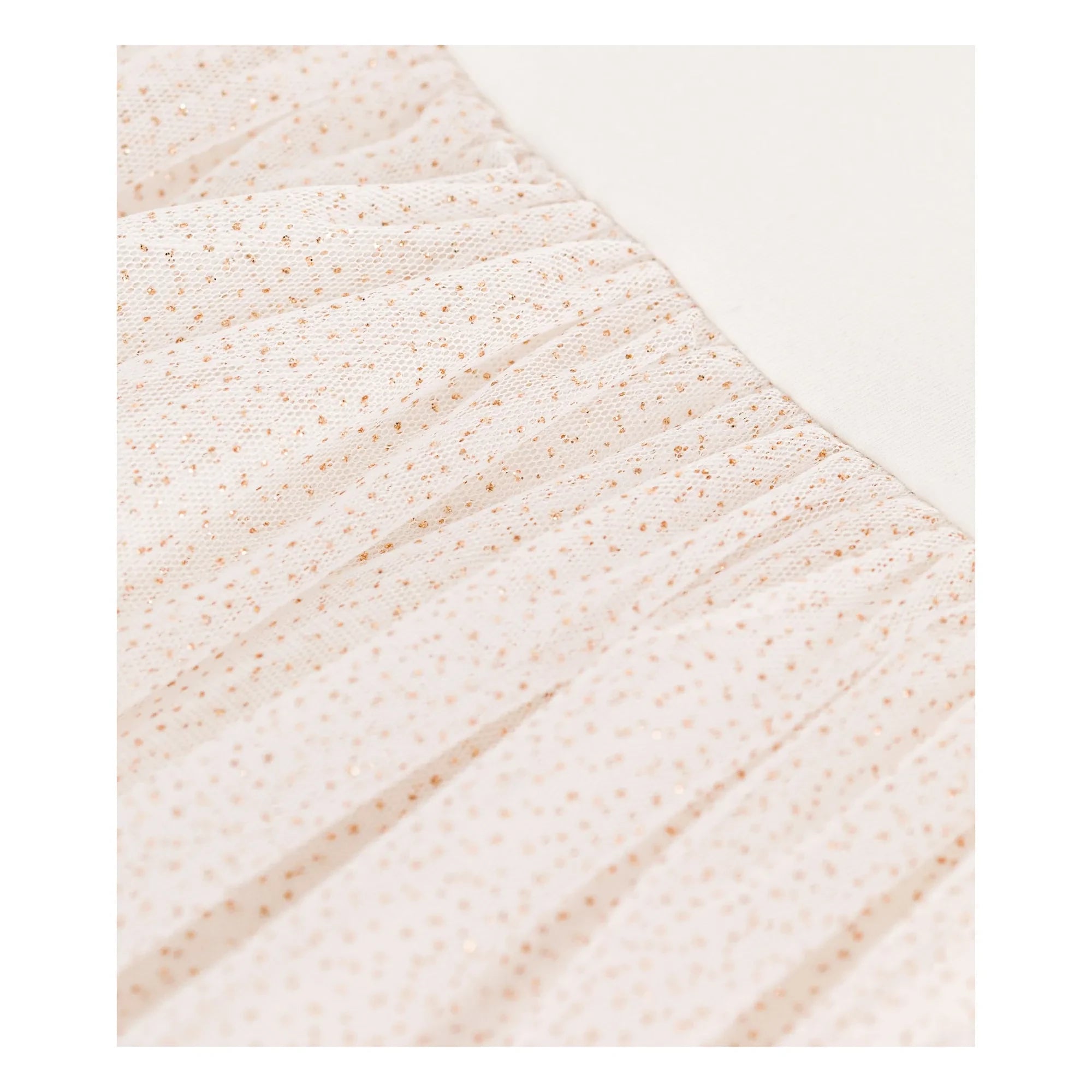 Petit Bateau - Boll organik pamuk elbise | Krem