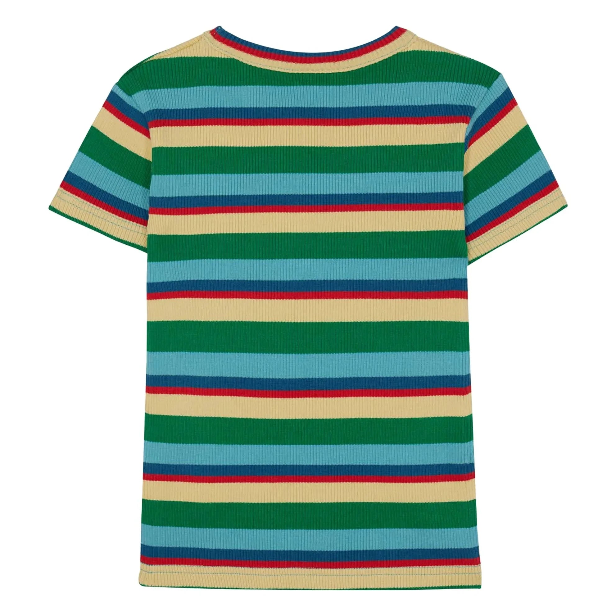 The Campamento - Striped Rib T-Shirt | Blue