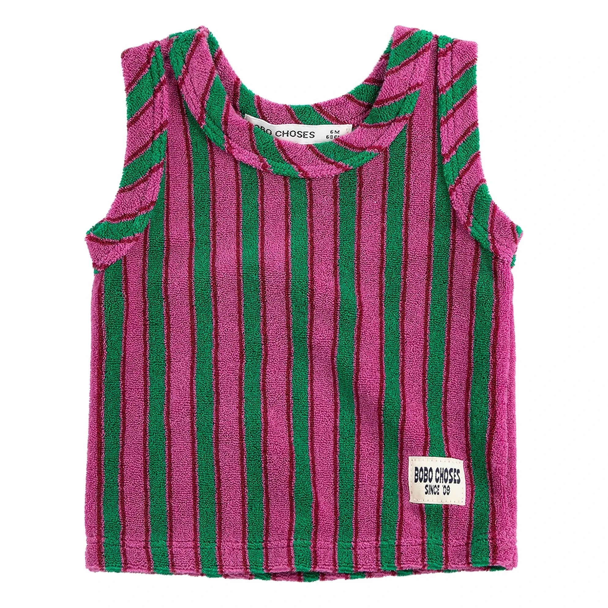 Bobo Choses - Gestreiftes Trägertop | Grün