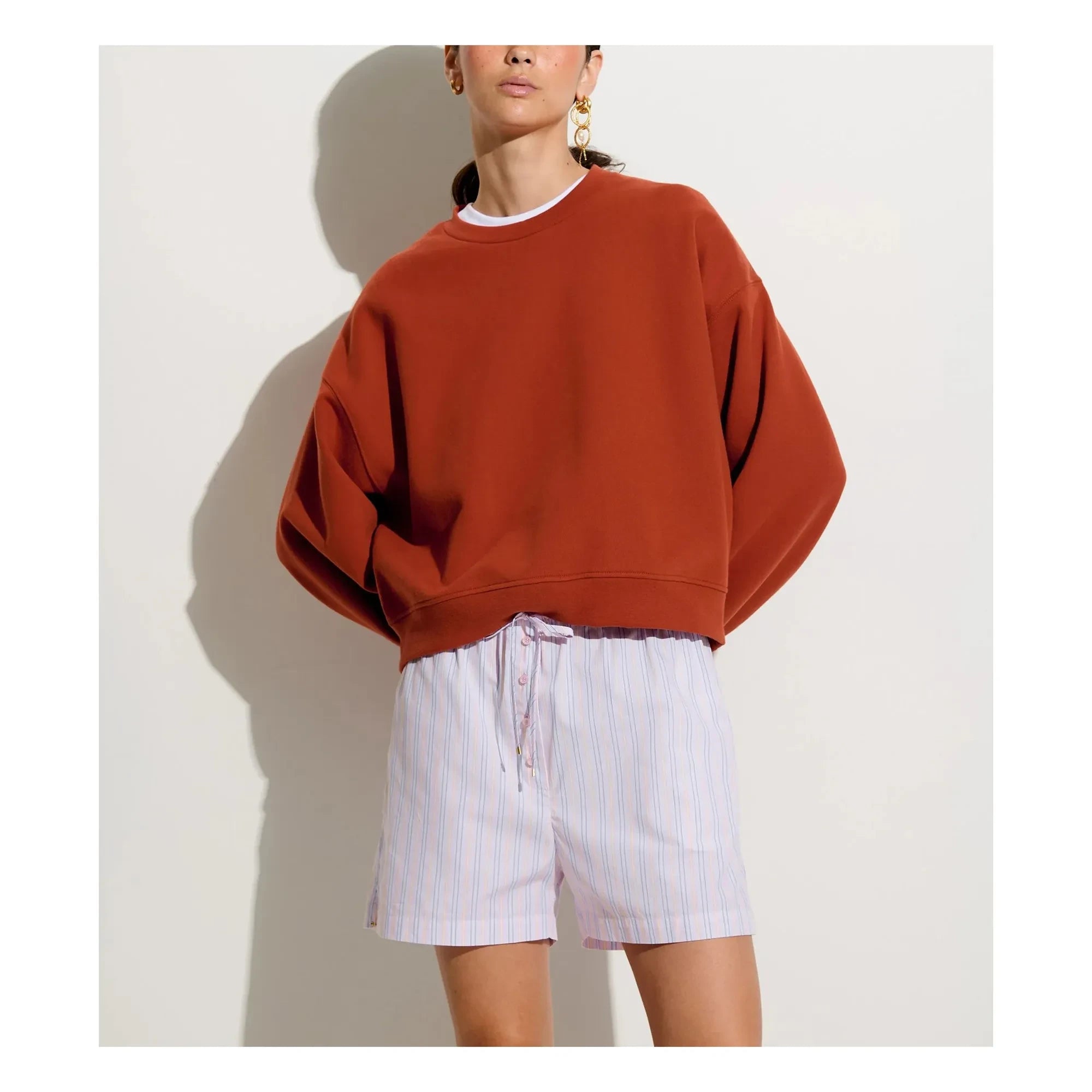 Sessùn - Inea Pamuklu sweatshirt | Kahverengi