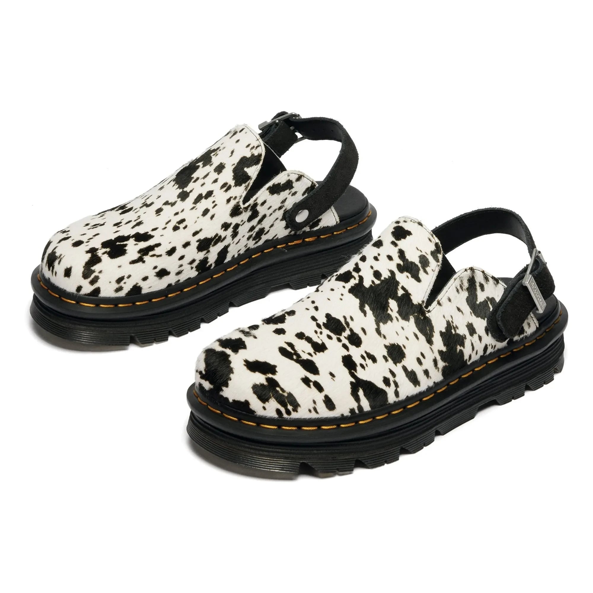 Dr Martens - Zebzag Dalmatian terlikler | Beyaz