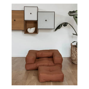 Karup Design - Çocuk Küp Puf Koltuk | Kahverengi