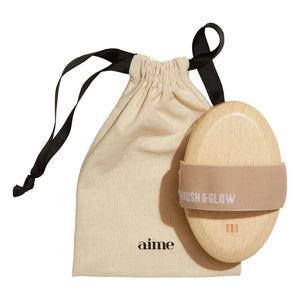 AIME - Vücut fırçası, Brush & Glow | Bois clair