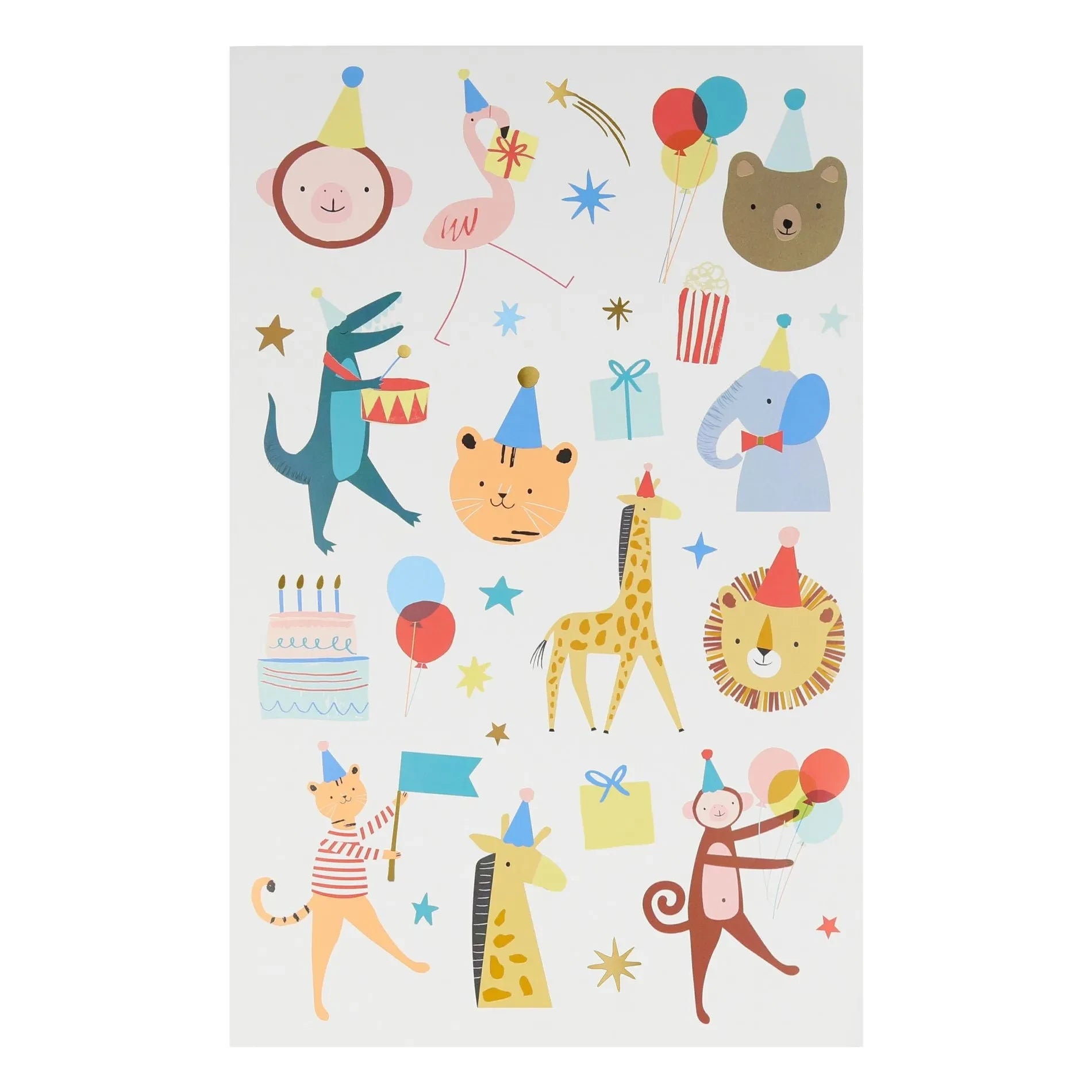 Meri Meri - Animal Parade geçici dövmeler