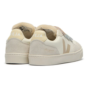 Veja - Veja x Bonpoint Small V-90 Deri O.T. Scratch Spor Ayakkabı | Gri