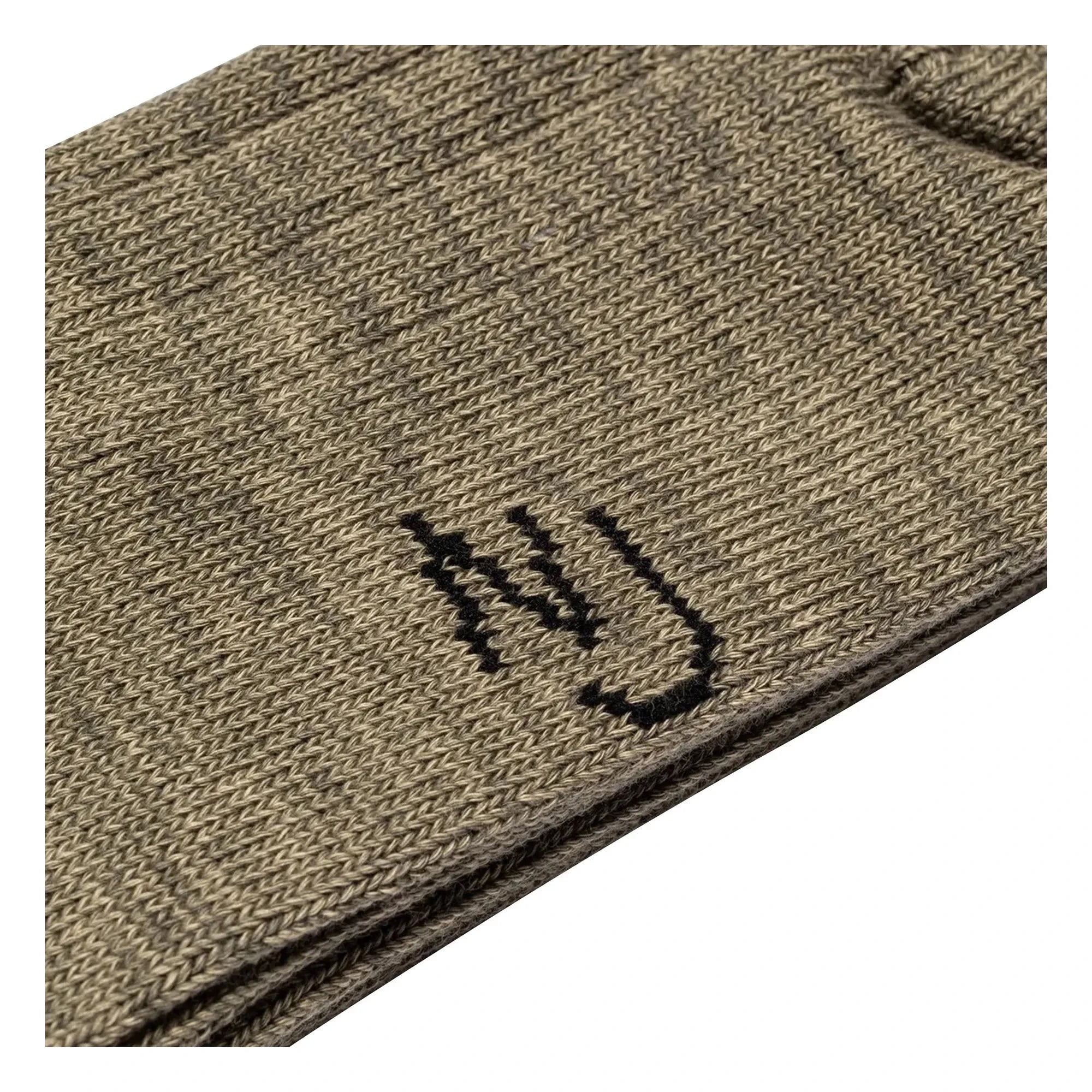 Nudie Jeans - Wide Fit Ribbed Socks | Khaki