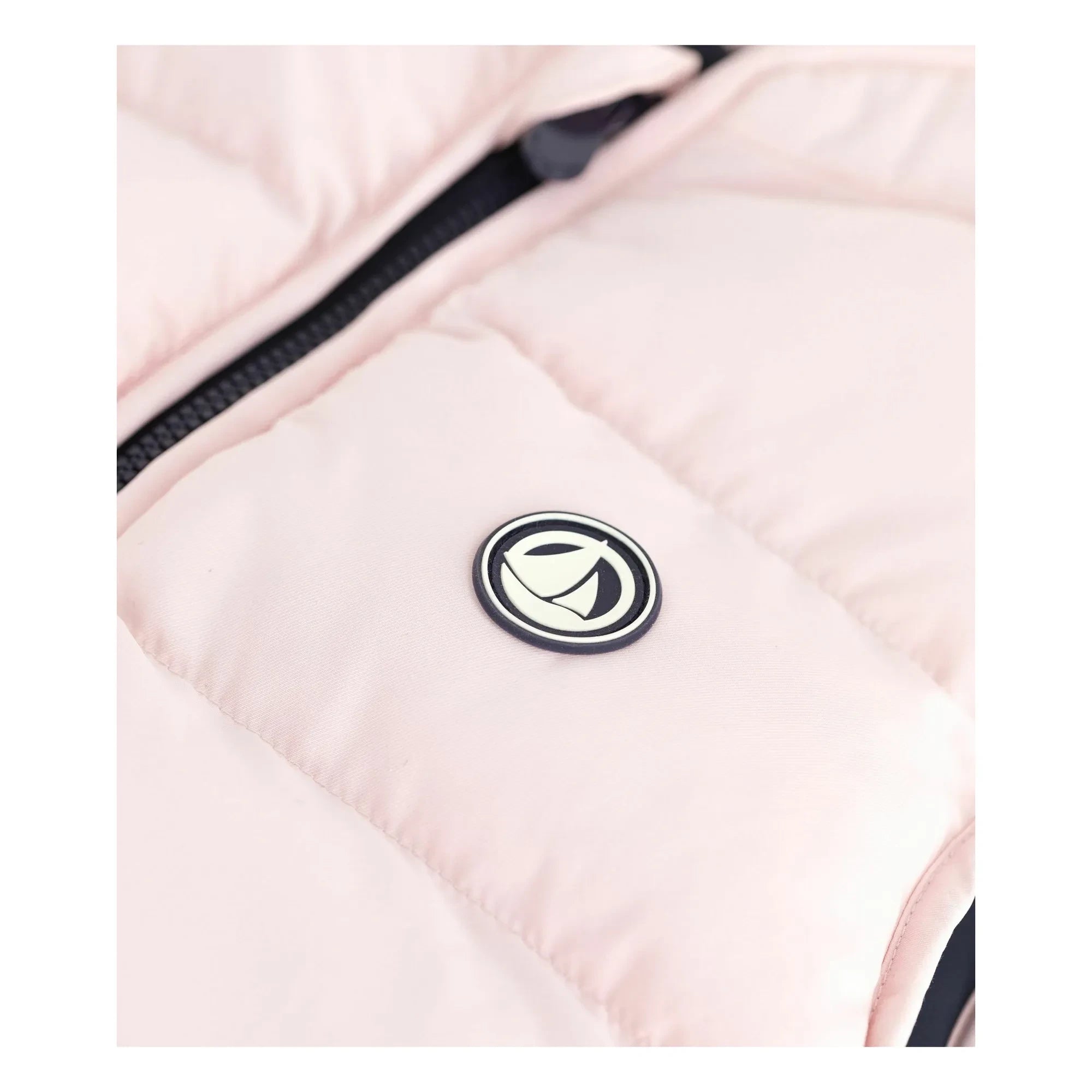 Petit Bateau – Wende-Steppweste ohne Ärmel | Puderrosa