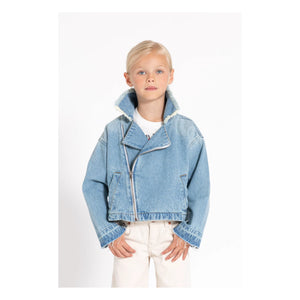 Finger in the nose - Flavy Jacke | Ausgeblichener Denim