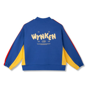 Wynken - Organik Pamuk Kontrast Bomber | Koyu Mavi