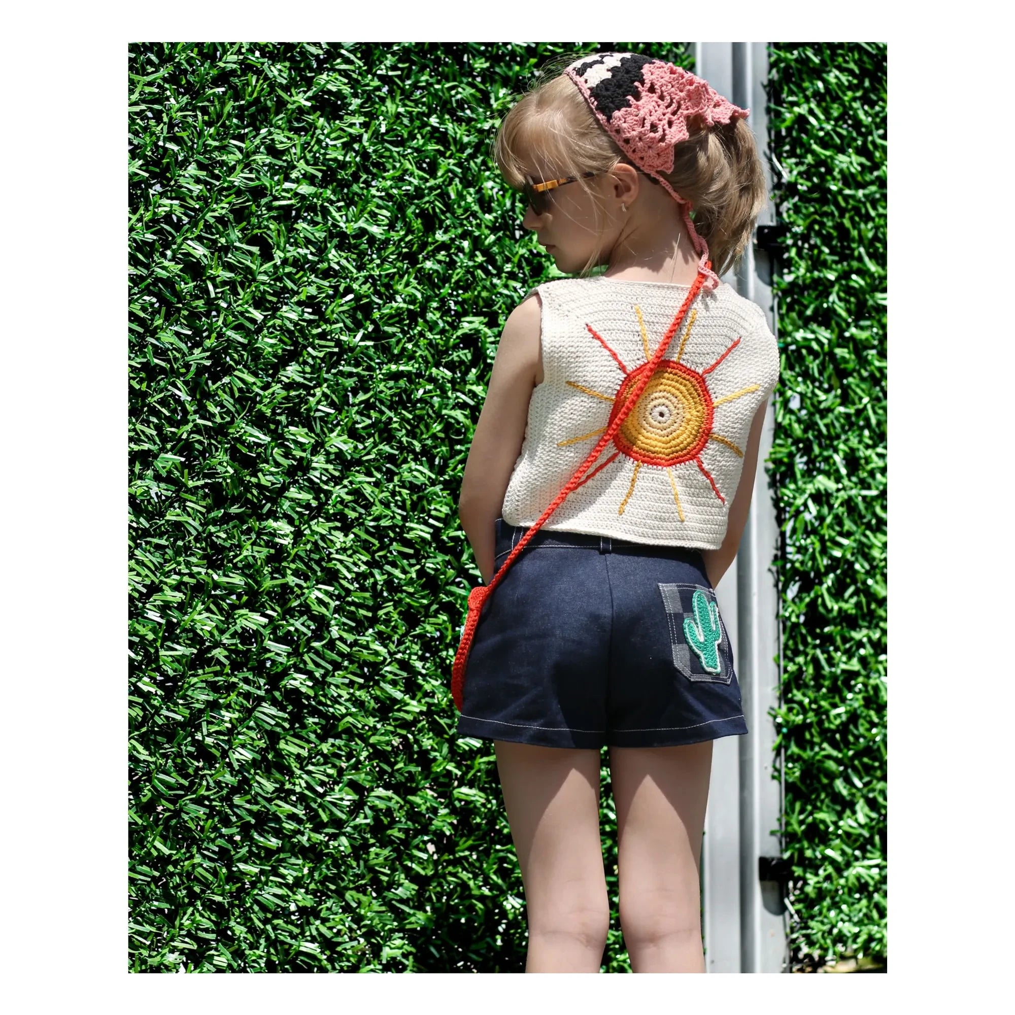 Kalinka - Sleeveless Sahara Crochet Vest | Ecru
