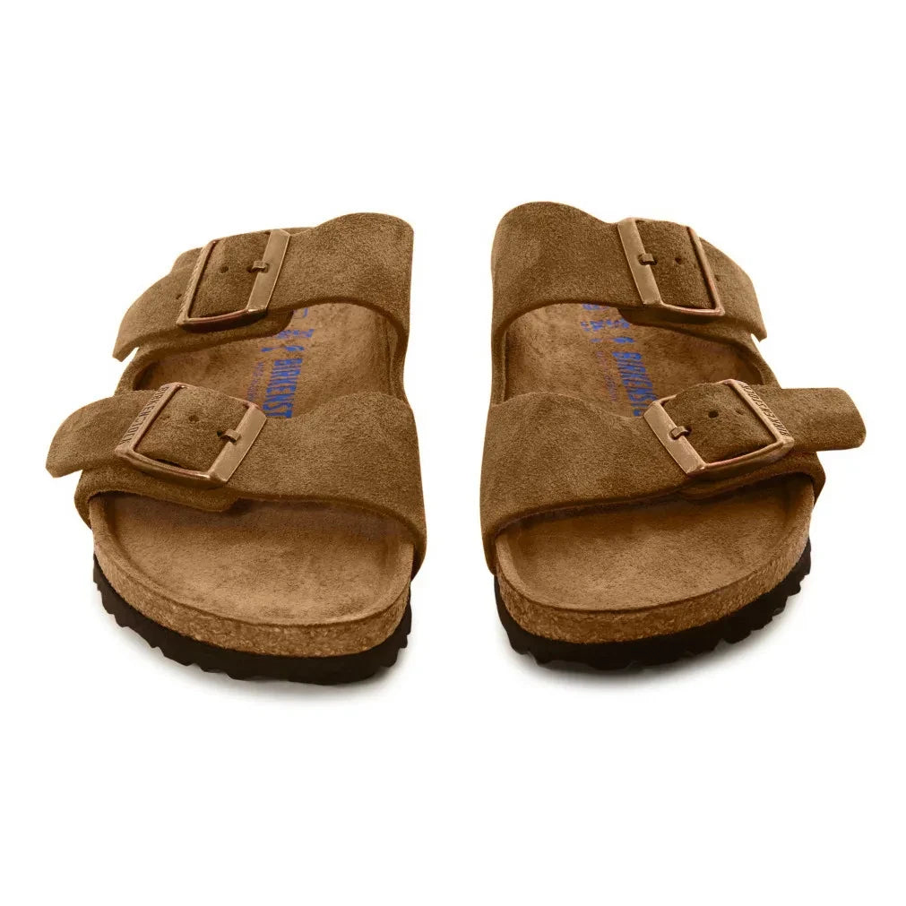 BIRKENSTOCK - Arizona Sandale aus Veloursleder | Mink