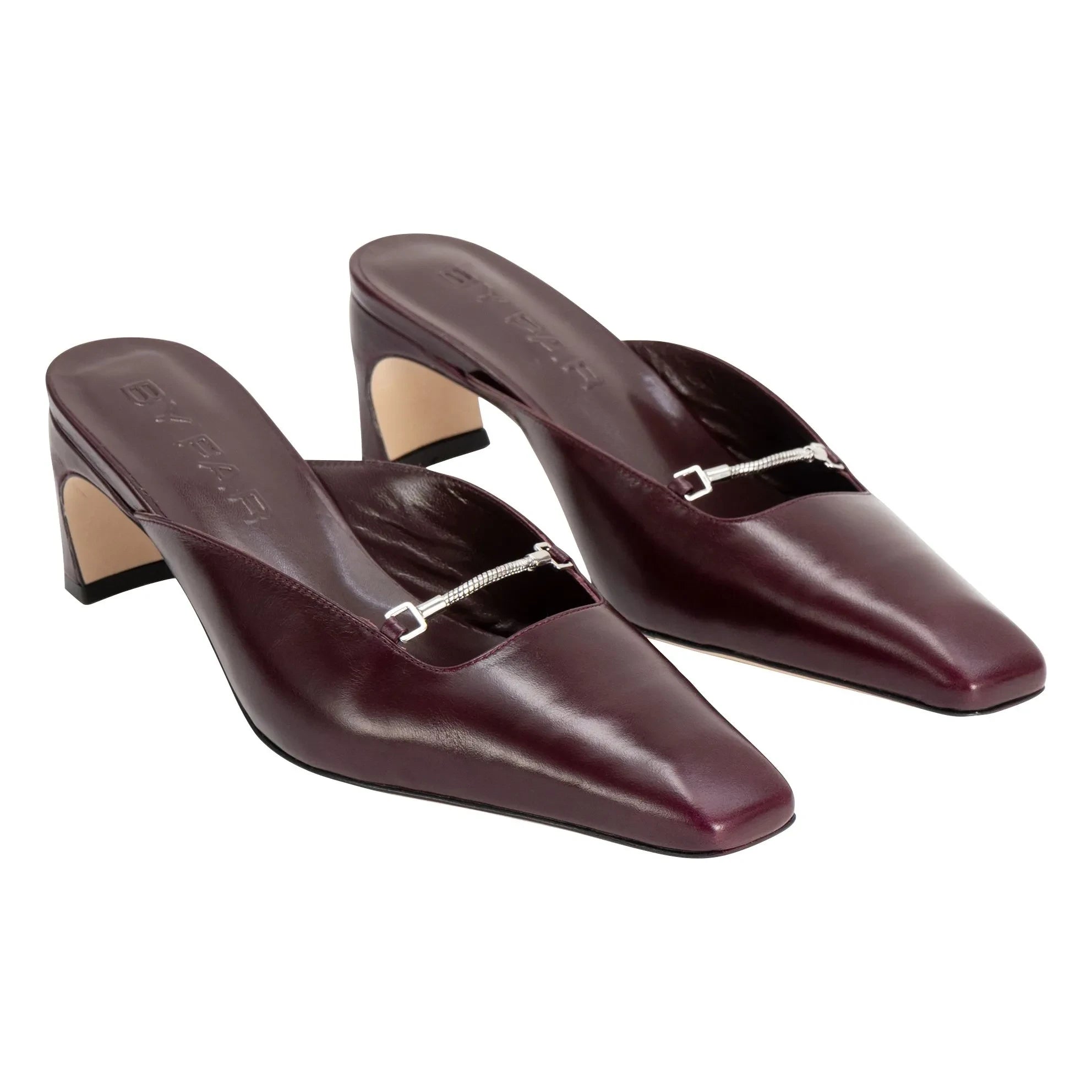 BY FAR - Leda Lederpumps | Bordeaux