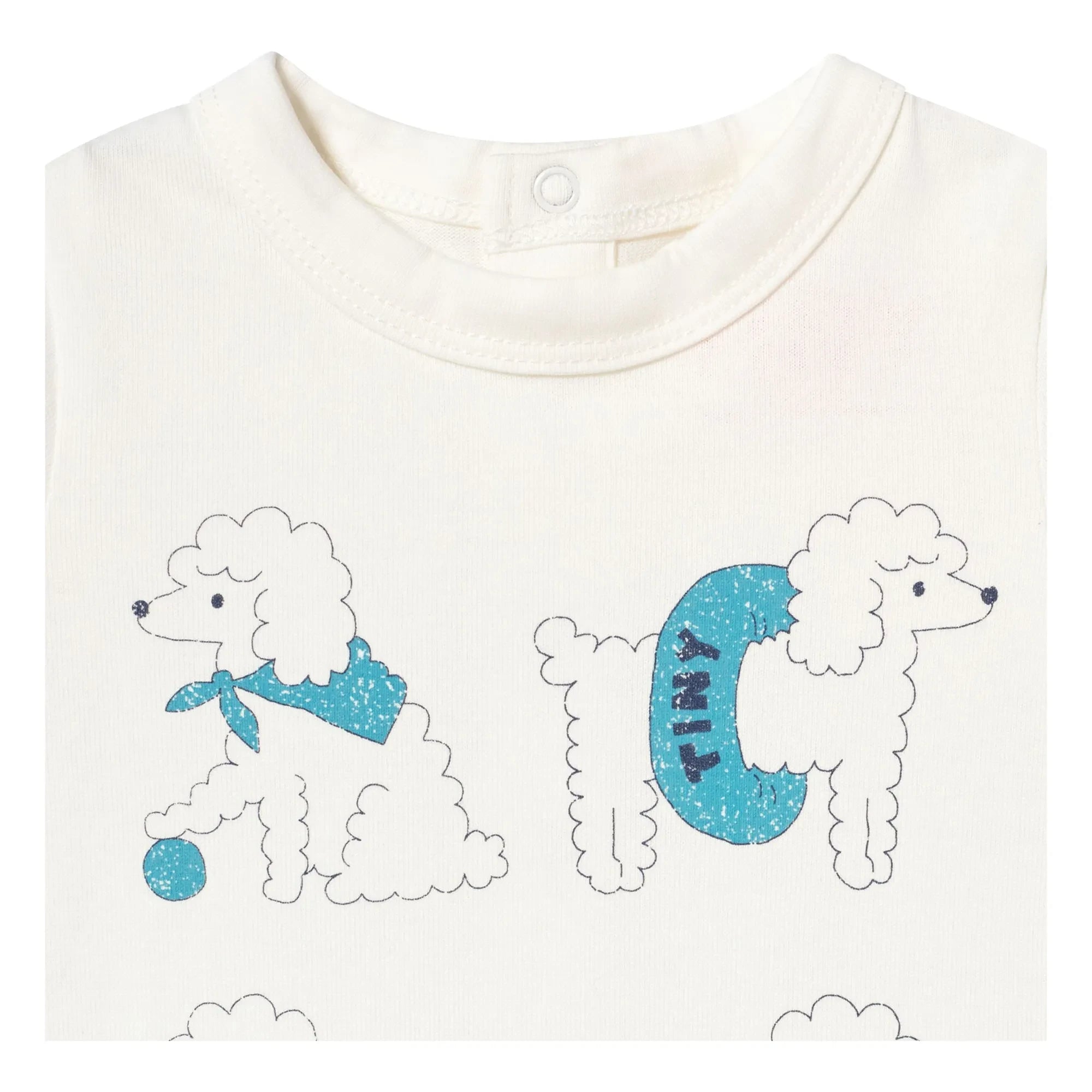 Tinycottons - Poodle Body Bio-Baumwolle | Weiß