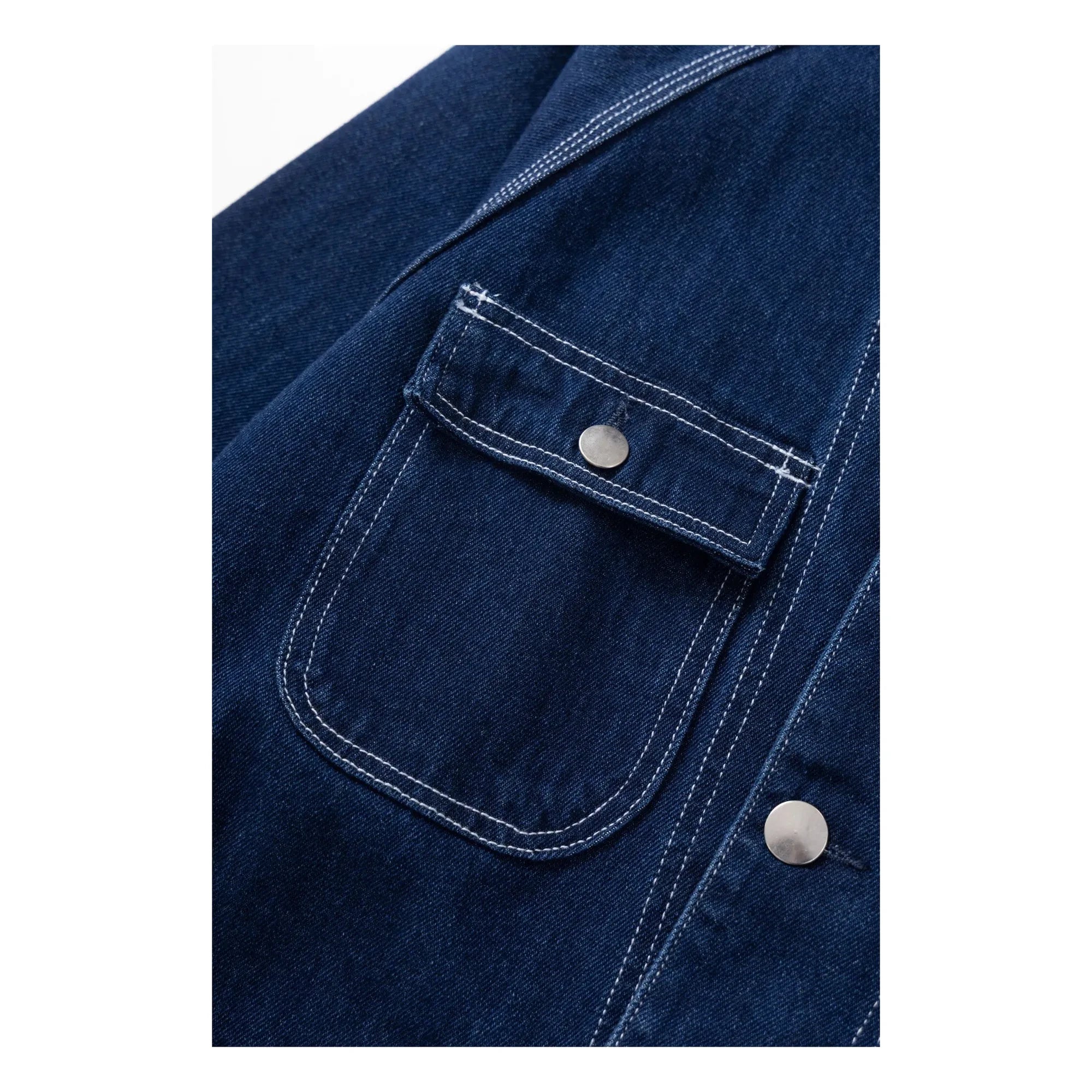 Service Works - Denim Tulum 2.0 Organik Pamuk Ceket | Yıkanmış mavi