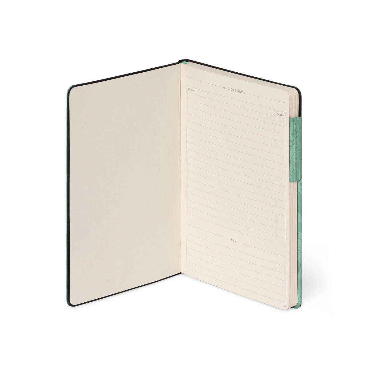 Legami - Notizbuch mit leeren Seiten und monochromem Softcover - Botanischer Garten - Mein Notizbuch