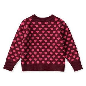 Fliink - Janie Hearts Kazak | Bordo