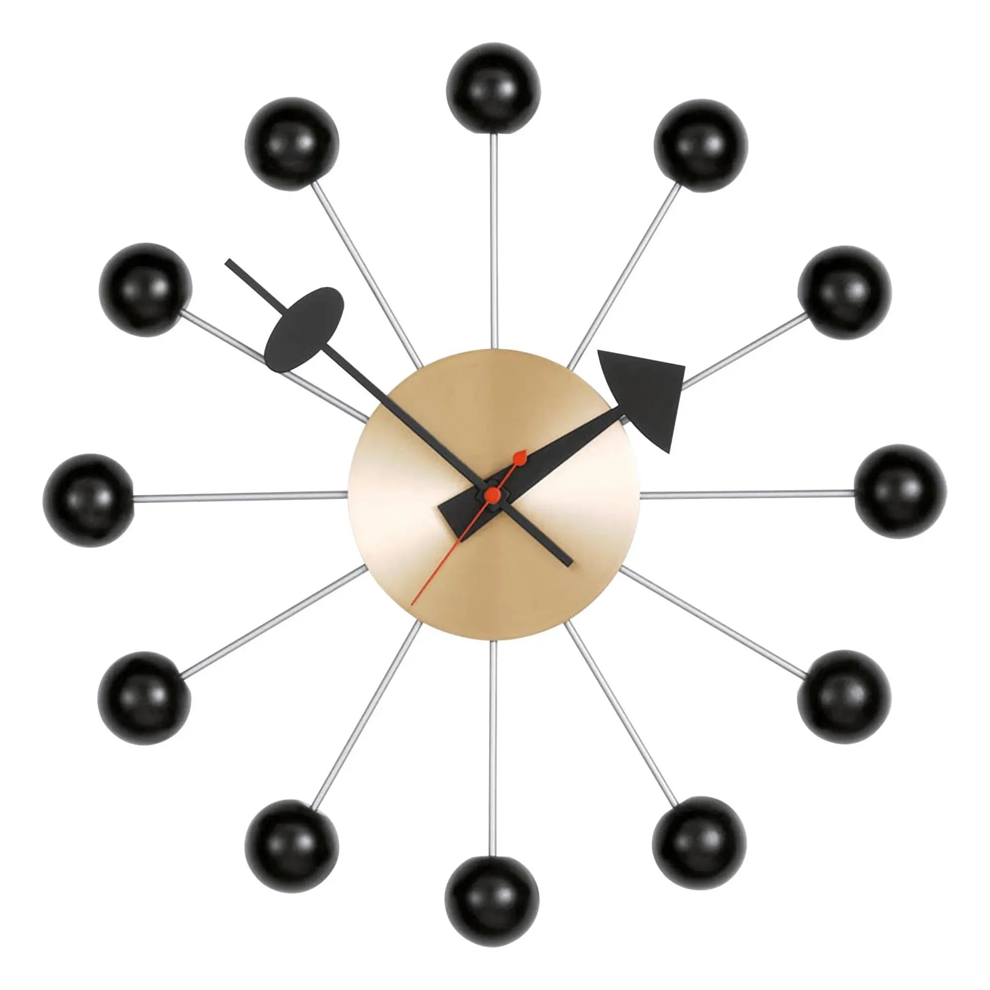 Vitra - Wall Clocks - Ball Clock George Nelson, 1948-1960 | Siyah