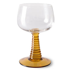 HKliving - Spiralförmiges Glas | Senf