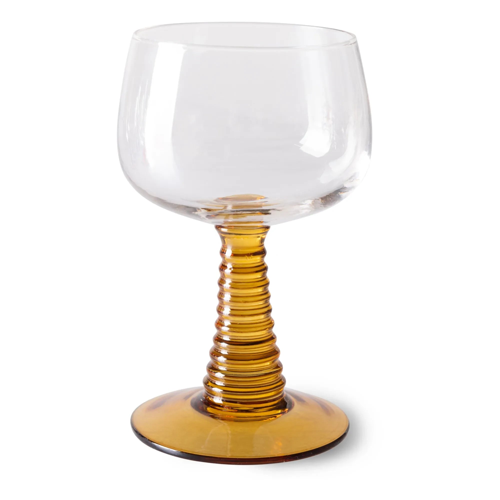 HKliving - Spiralförmiges Glas | Senf