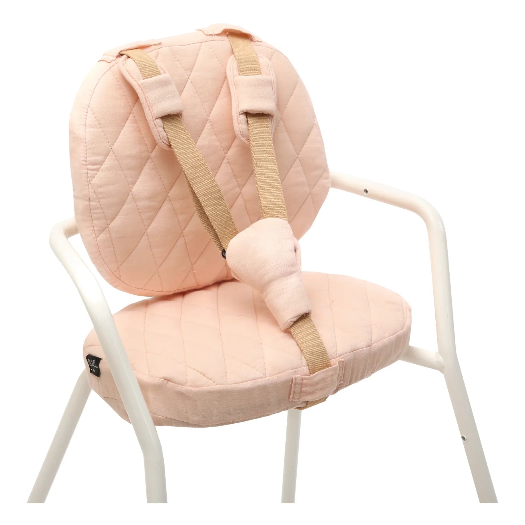 Charlie Crane - Tibu Cotton Muslin Seat Cushions for Chairs | Nude