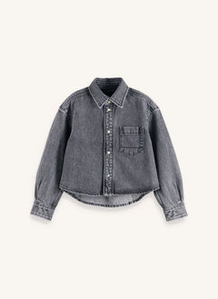 Scotch & Soda - Denim-Hemdjacke | Grau