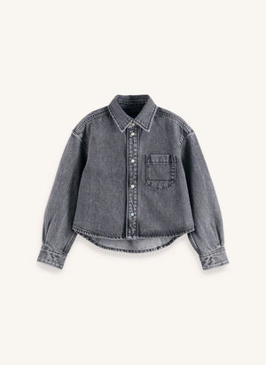 Scotch & Soda - Denim-Hemdjacke | Grau