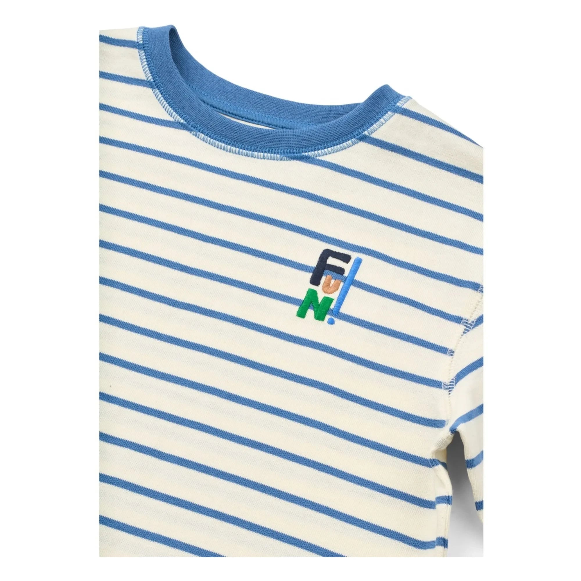 Liewood - Tyler Gestreiftes T-Shirt aus Bio-Baumwolle | Blau