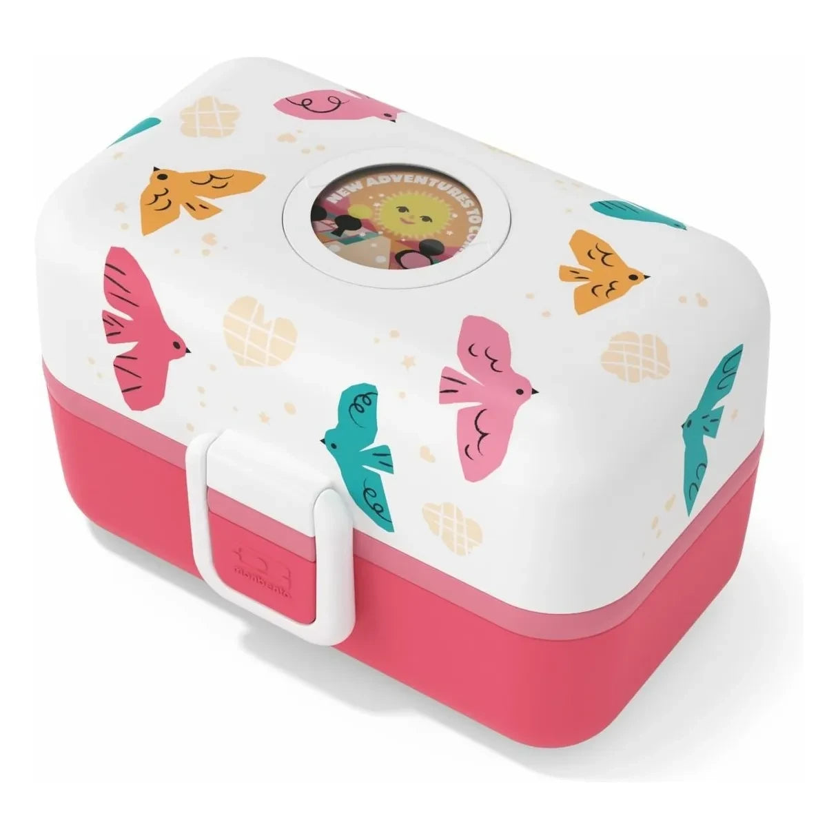 Monbento - Lunchbox MB Tresor Oiseaux | Rosa