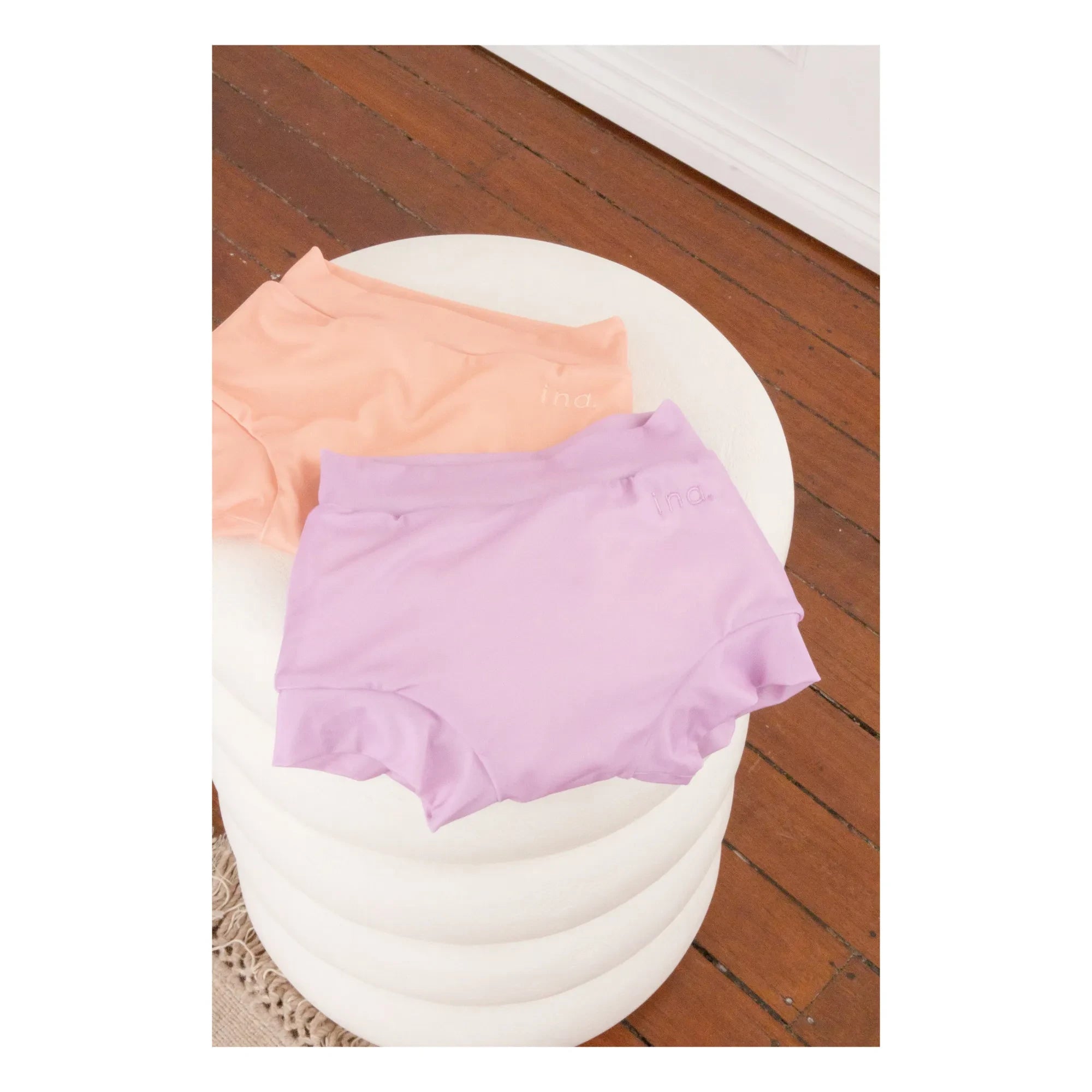 Ina Swim - Lumi Recycled Nylon Swim Briefs | Apricot