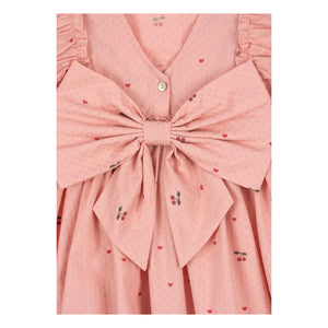 Konges Sløjd - Evia Cerises bow dress | Pink