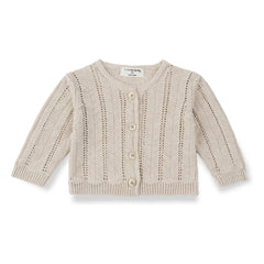 1+ in the family - Strickjacke Xelida Leinen | Beige