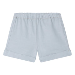 Bonpoint - Ecady organic cotton leg shorts | Light blue